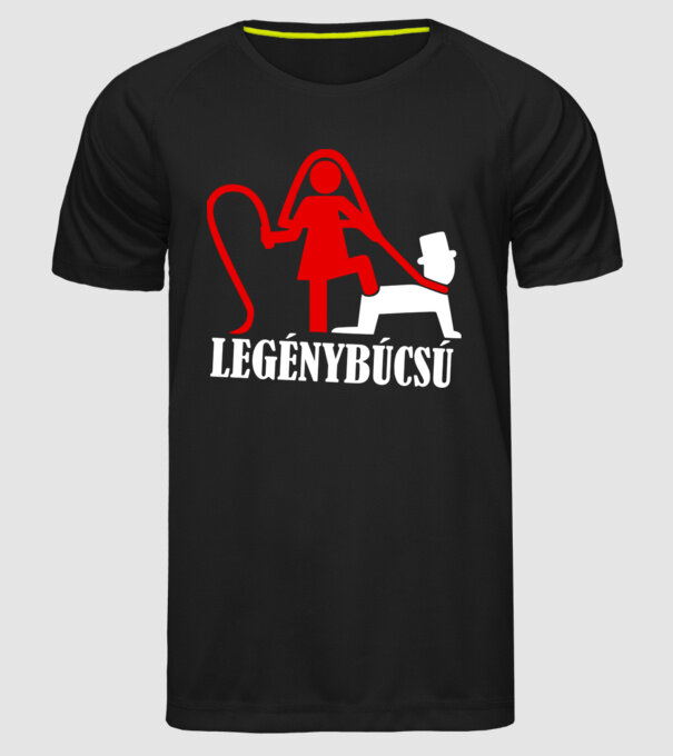 Game over legénybúcsú színezhető minta fekete pólón