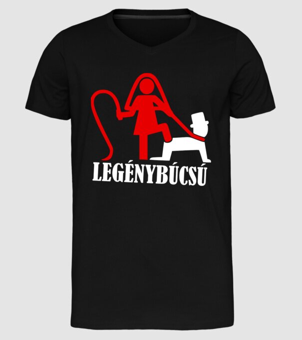 Game over legénybúcsú színezhető minta fekete pólón