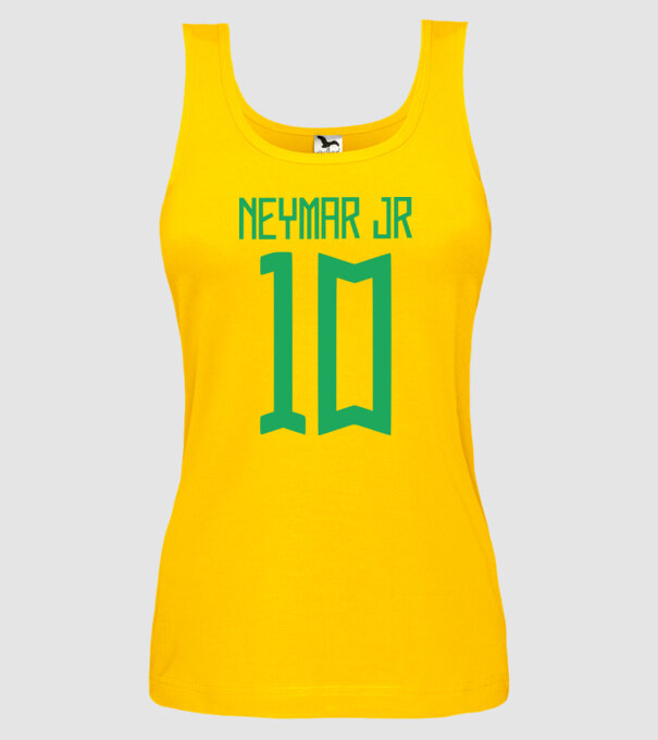 Neymar 10 mez színezhető minta sárga pólón