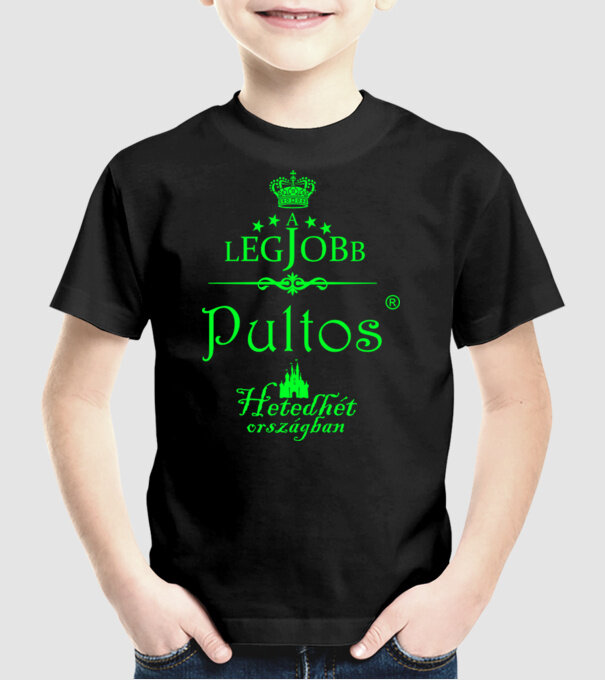 A legjobb pultos minta fekete pólón