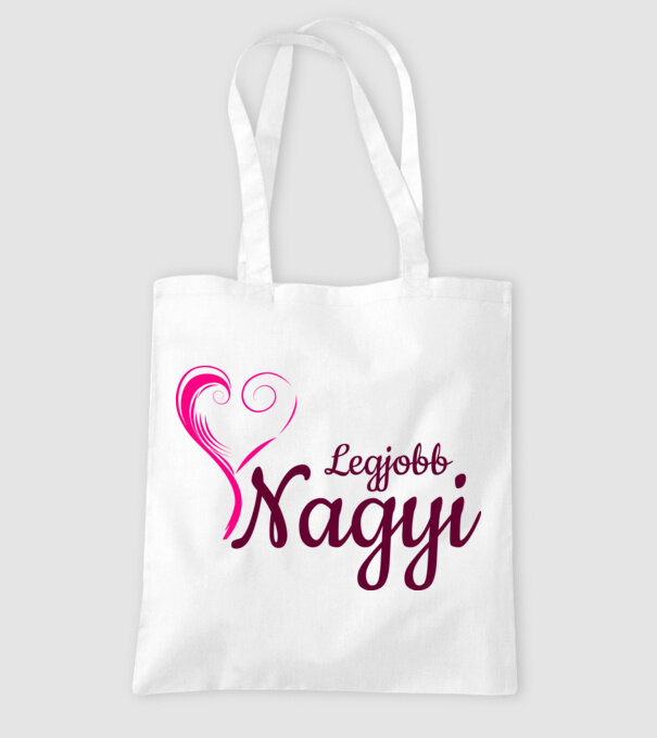 Legjobb Nagyi minta fehér pólón