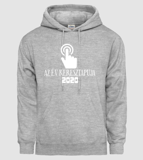 Az év keresztanyuja 2020 színezhető minta szürke pólón