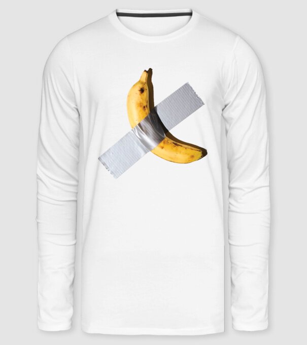 Banana Split minta fehér pólón