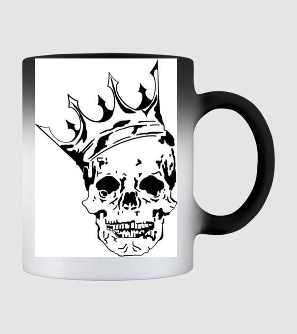 Skull King minta fekete pólón