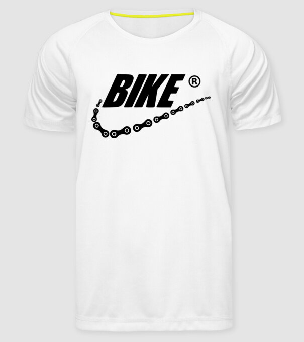 Nike Bike színezhető minta fehér pólón