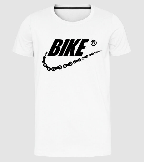 Nike Bike színezhető minta fehér pólón