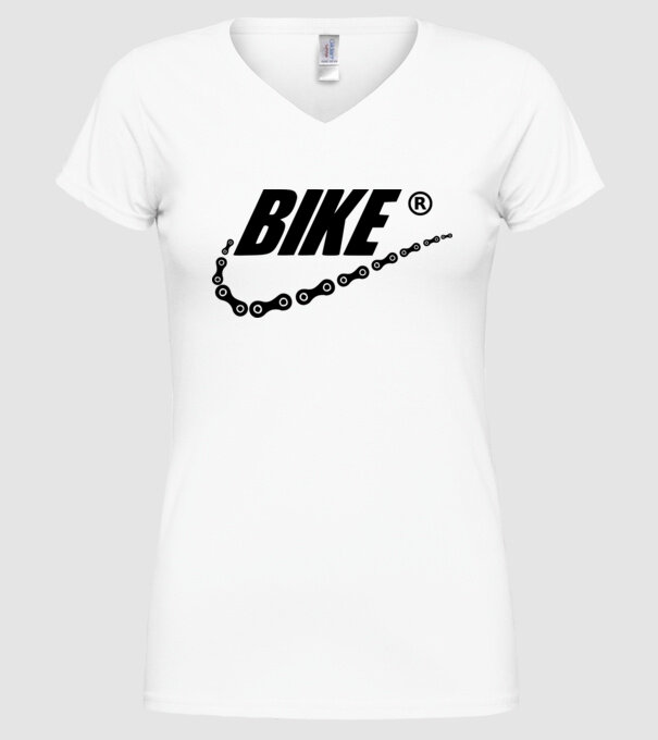 Nike Bike színezhető minta fehér pólón