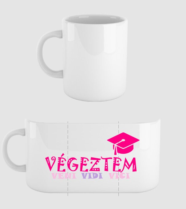 színezhető felirat jöttem láttam győztem végeztem minta fehér pólón