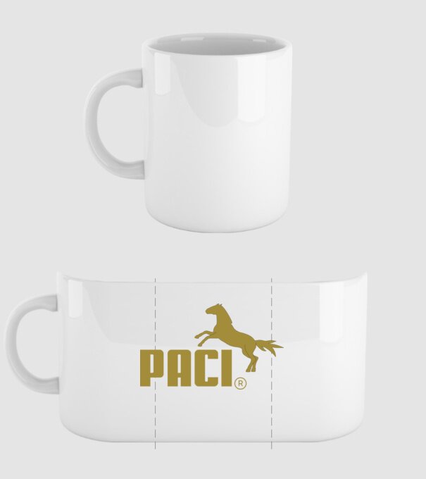Színezhető paci minta fehér pólón