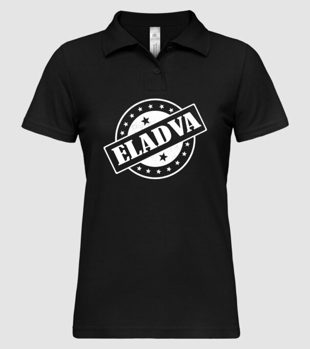 Színezhető felirat eladva sold out minta fekete pólón