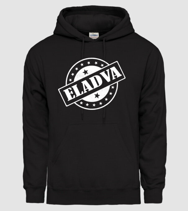 Színezhető felirat eladva sold out minta fekete pólón