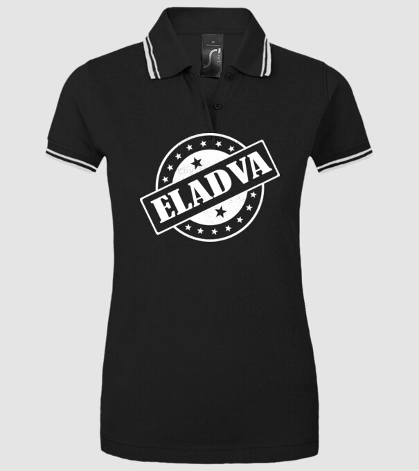 Színezhető felirat eladva sold out minta fekete pólón