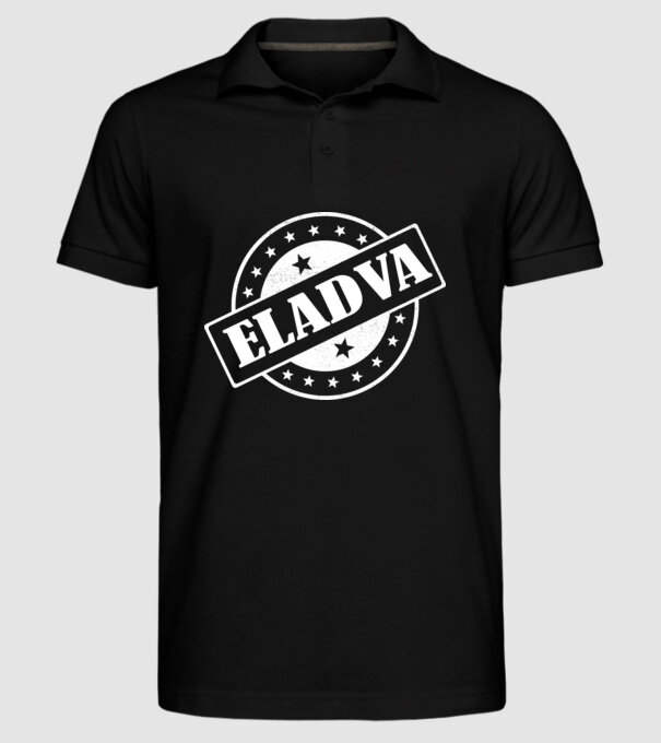 Színezhető felirat eladva sold out minta fekete pólón