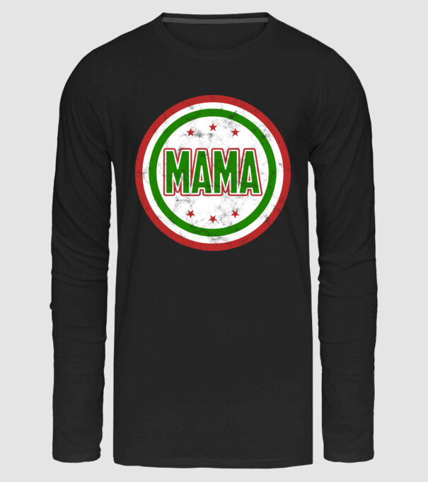 Nemzeti Mama - Nagymamának minta fekete pólón
