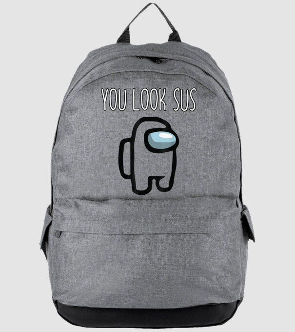 You look Sus - Impostor minta szürke pólón