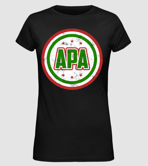 Nemzeti Apa - Apának minta fekete pólón