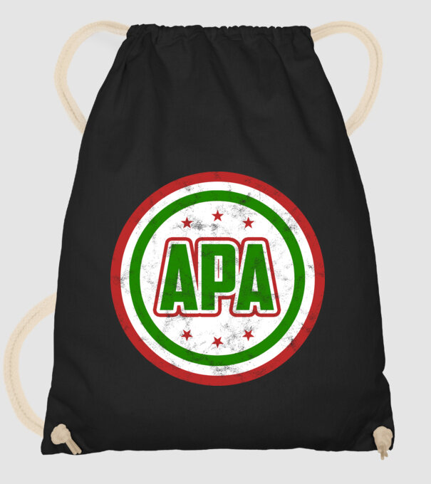 Nemzeti Apa - Apának minta fekete pólón
