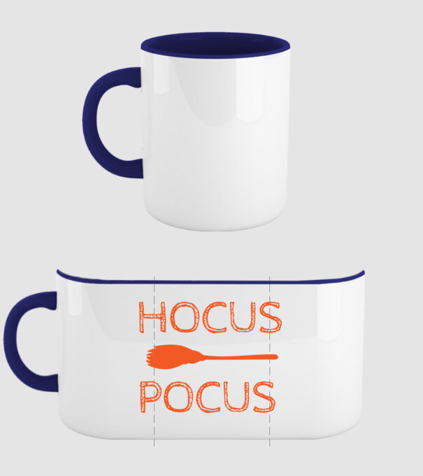 Hocus Pocus minta sötétkék pólón