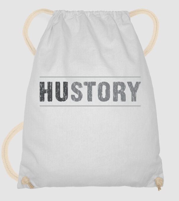 HUSTORY minta fehér pólón