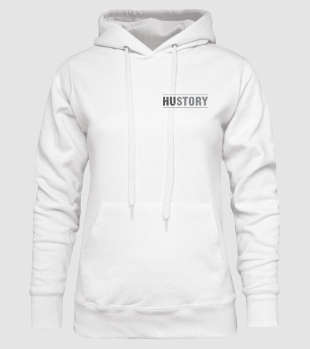 HUSTORY minta fehér pólón