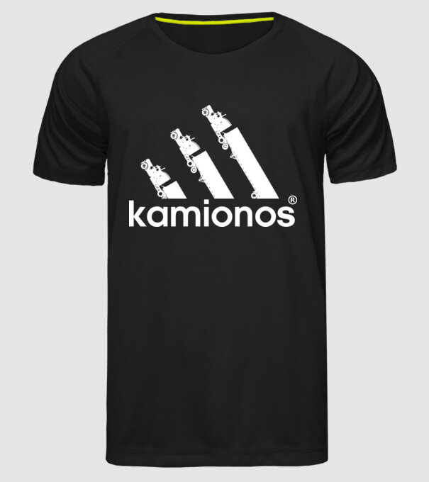 Adidas kamionos original színezhető minta fekete pólón