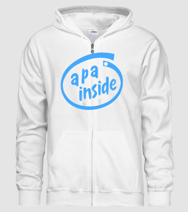 Apa Inside színezhető minta fehér pólón
