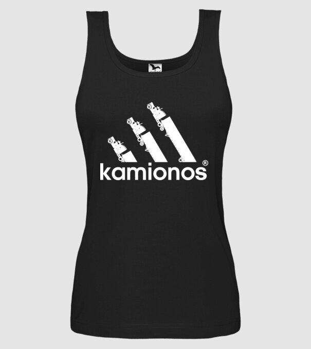 Adidas kamionos original színezhető minta fekete pólón