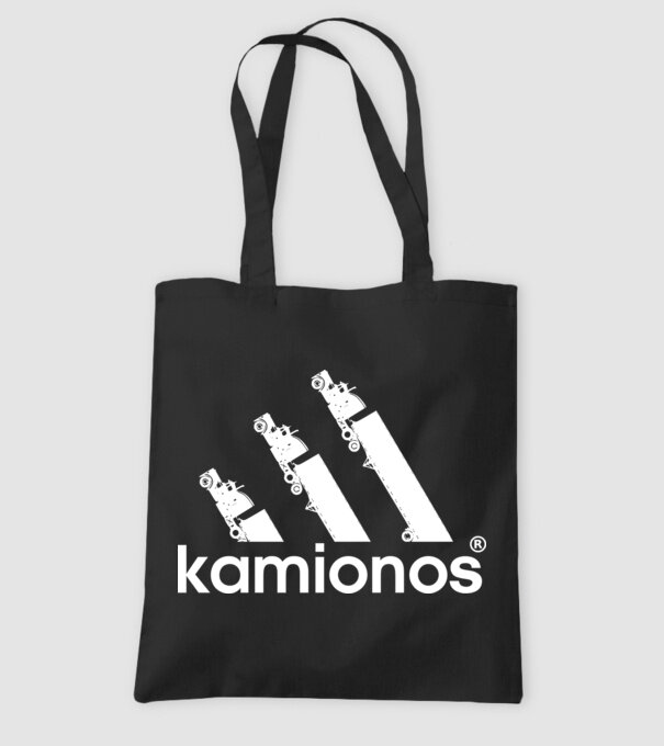 Adidas kamionos original színezhető minta fekete pólón