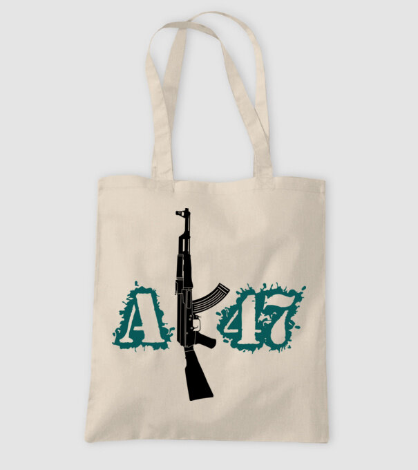 CSGO AK47 minta homokszín pólón