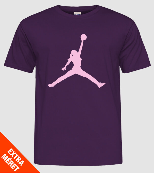 Nike Air Jordan lány minta lila pólón