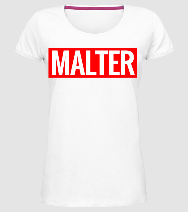 MALTER minta fehér pólón