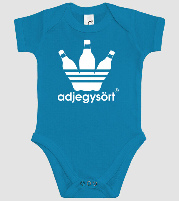 adidas Adj egy sört színezhető minta minta türkiz pólón