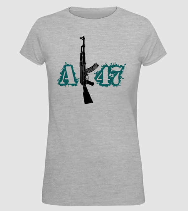 CSGO AK47 minta szürke pólón