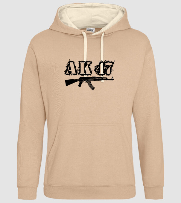 CSGO AK 47 színezhető minta homokszín pólón