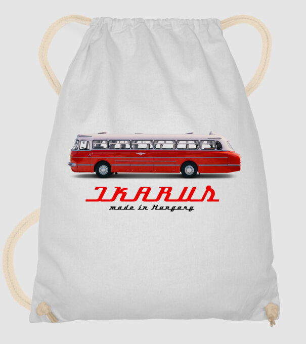 Ikarus busz színezhető minta minta fehér pólón