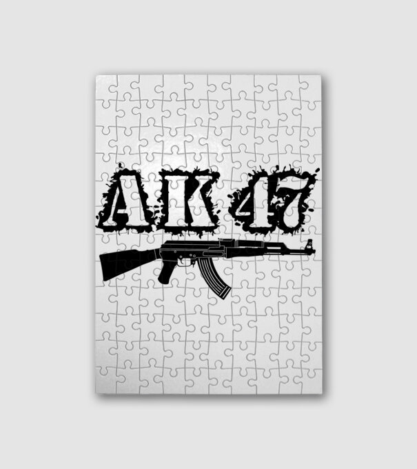 CSGO AK 47 színezhető minta fehér pólón