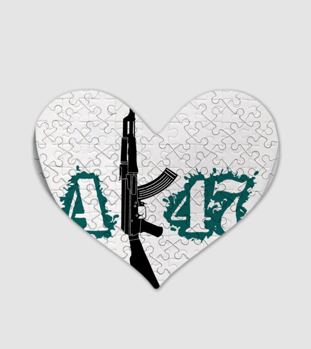 CSGO AK47 minta fehér pólón