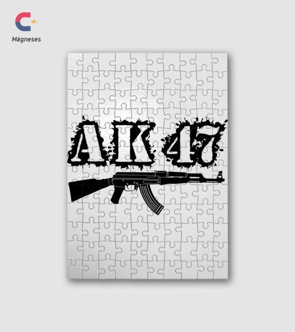 CSGO AK 47 színezhető minta fehér pólón