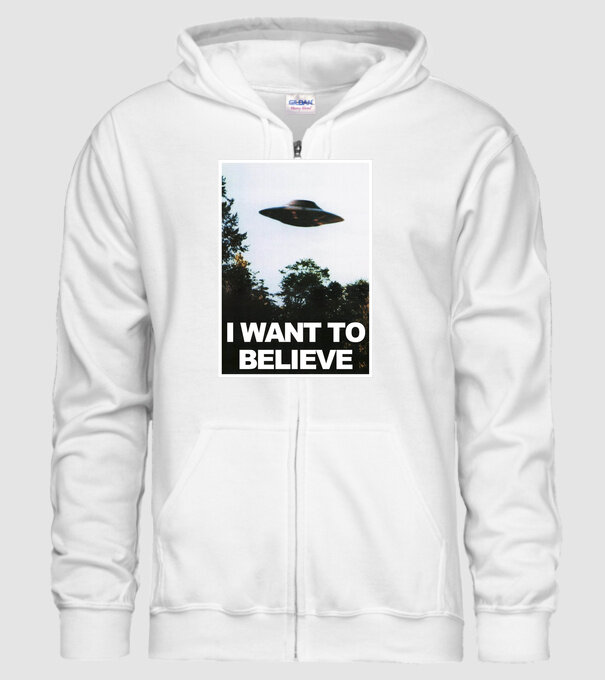 I want to believe - X Files minta fehér pólón