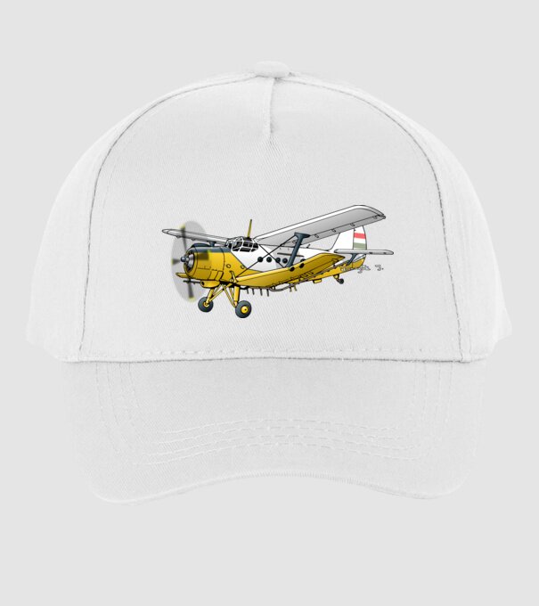 AN-2 repülőgép  minta fehér pólón