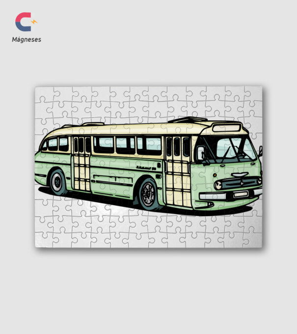Ikarus 66 busz minta fehér pólón