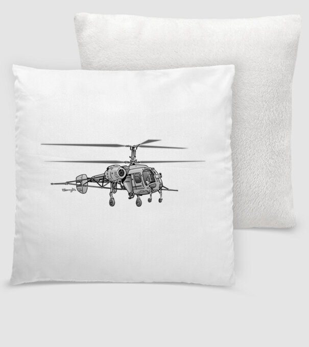 KA-26 helikopter (szürke) minta fehér pólón