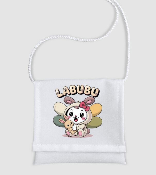 Labubu – Cukiság túlterhelés közeleg minta fehér pólón