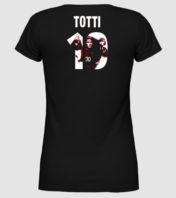 Totti minta fekete pólón
