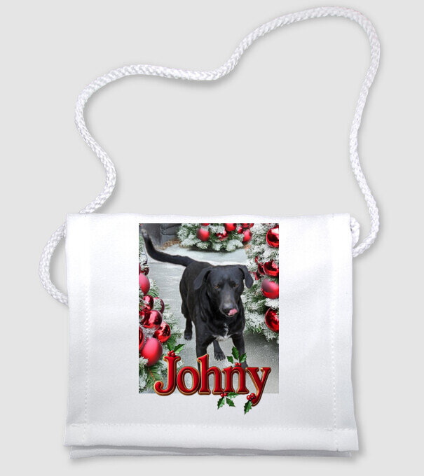 Johny minta fehér pólón