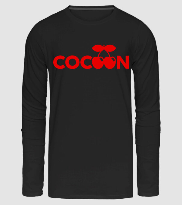 Cocoon Club minta fekete pólón