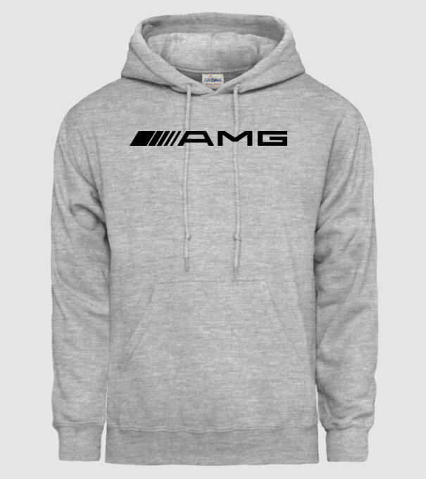 AMG minta szürke pólón