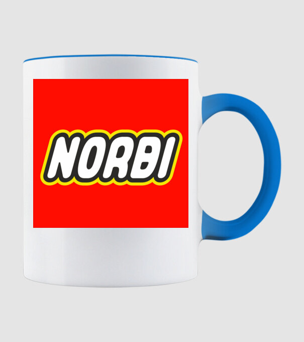 Norbi minta világoskék pólón