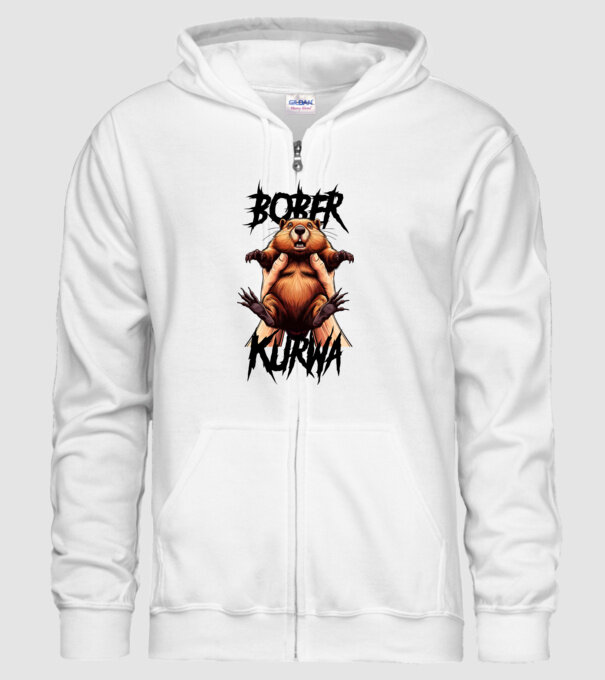 Bober Kurwa minta fehér pólón