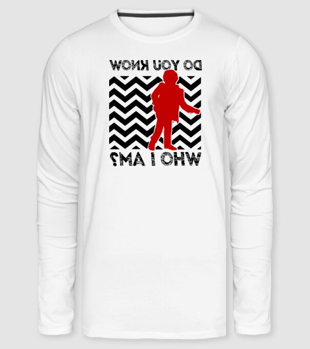 Twin Peaks - Do you know minta fehér pólón